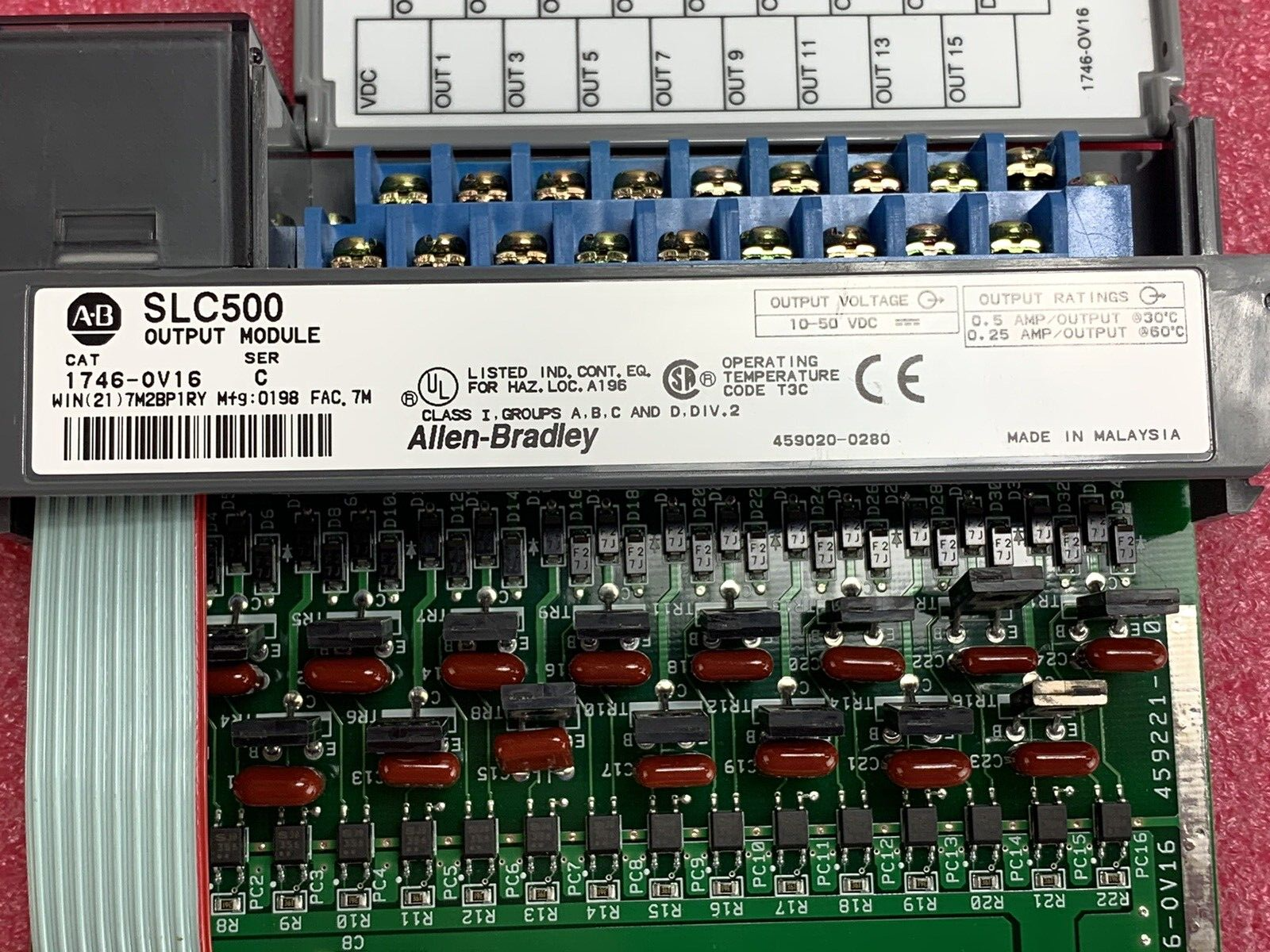 Allen-Bradly SLC 500 Output Module 1746-0V16