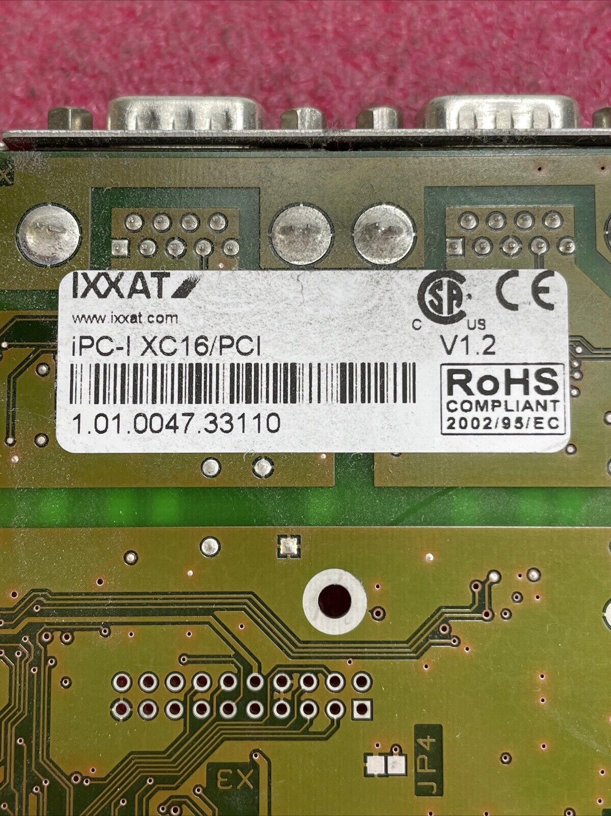 IXXAT Lage 1 MG1338a iPC XC16/PCI V1.2 Communication Card