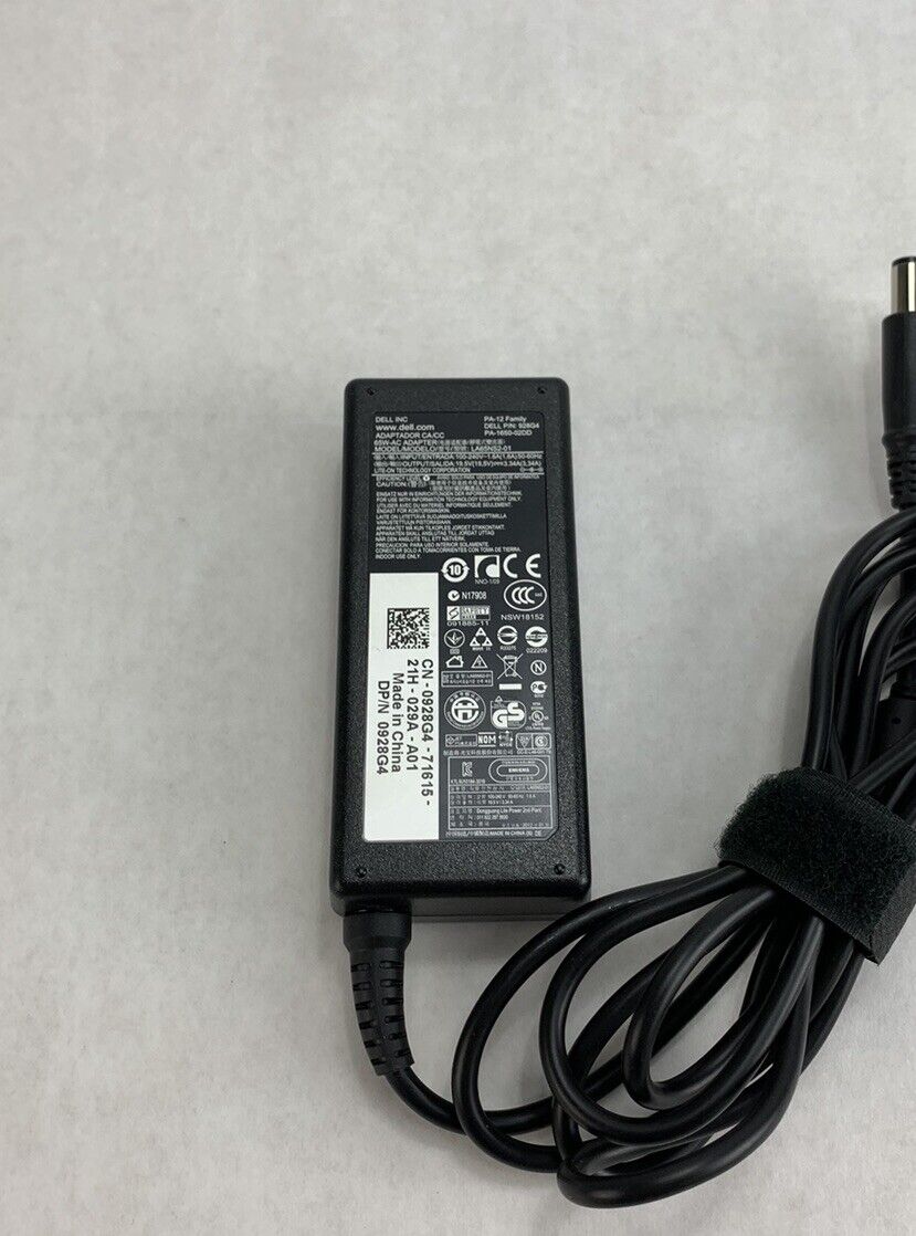 Dell 0928G4 LA65NS2-01 PA-12 19.5V 3.34A 65W AC Adapter (Lot of 2)