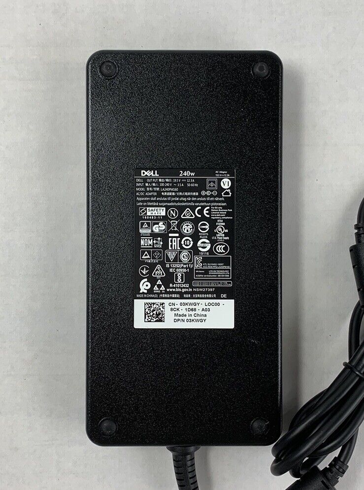 Dell LA240PM160 (03KWGY) AC Adapter 240 Watt