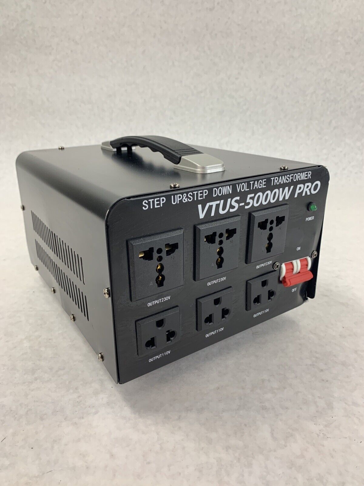 VTUS-5000w Pro Voltage Step Up/Down Converter Power Tested