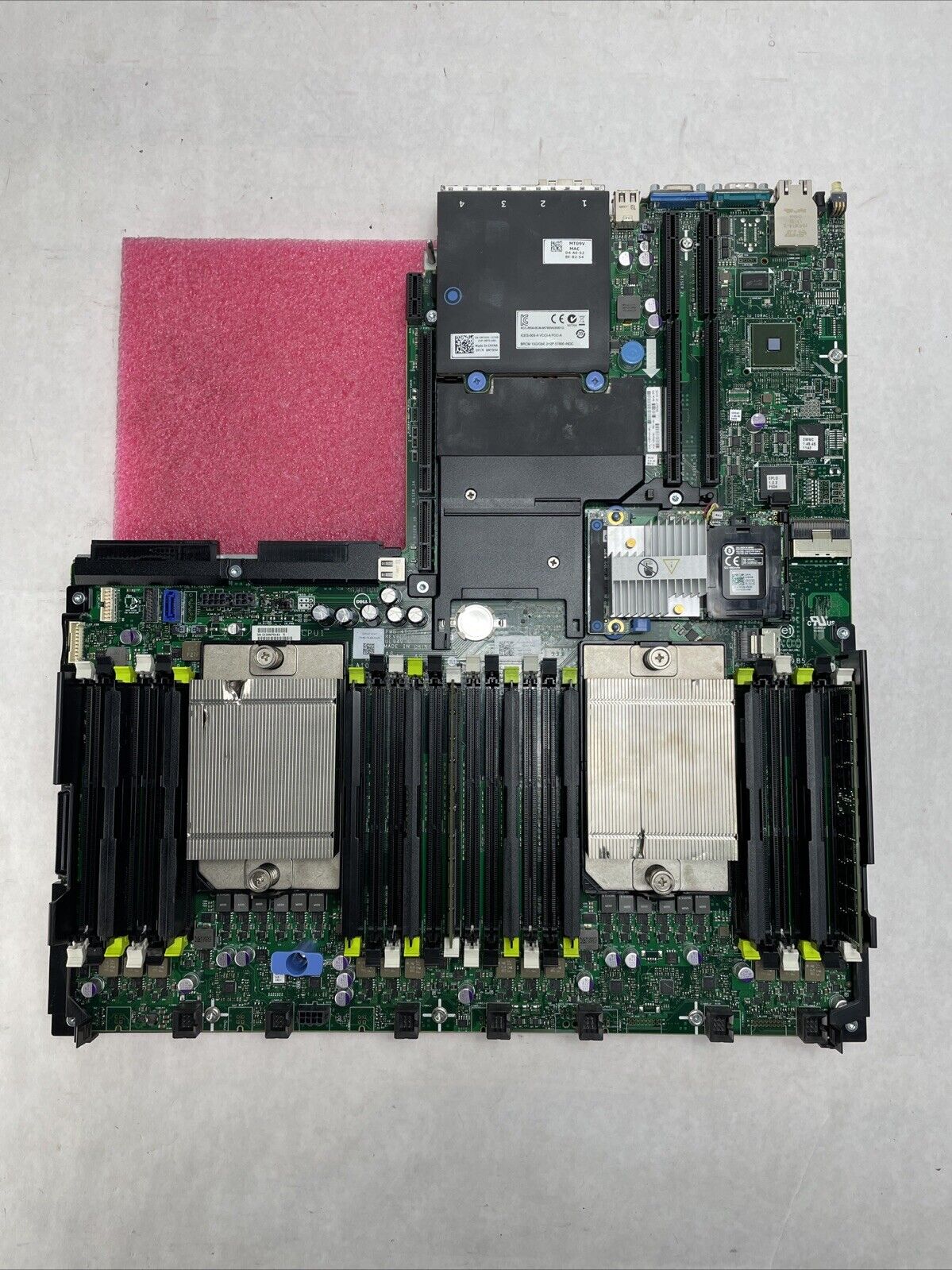 Dell Poweredge R620 Server Motherboard 2x Intel Xeon E5-2670 2.6GHz 32GB RAM