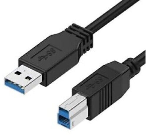 HP 917468 SS USB 3.0 Cable A-Male to B-Male 6ft Black (Lot of 5)