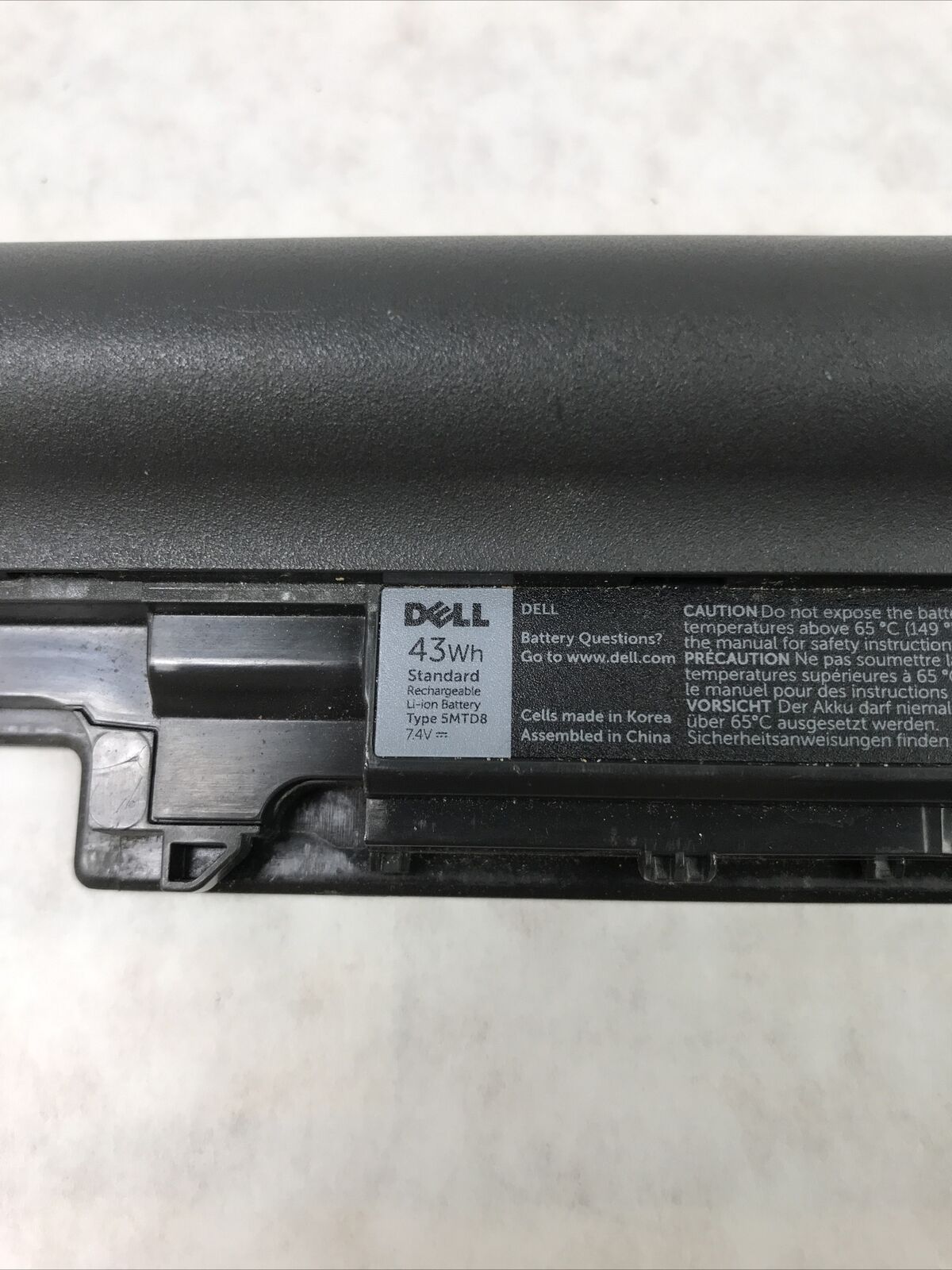 Dell KR-8VDYR8-71275-55L-A0HK-A00 Laptop Battery 43Wh 7.4V