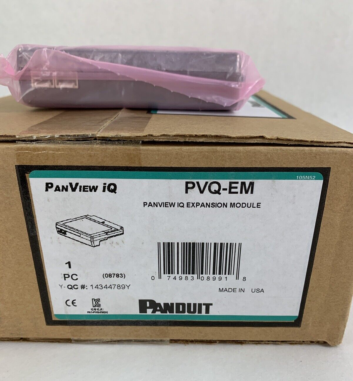 Panduit PVQ-EM PanView iQ Panel Manager Expansion Module Open Box