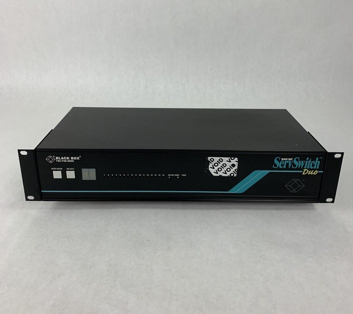 Black Box KV6116FA ServSwitch Duo KVM Switch Tested 16 Port