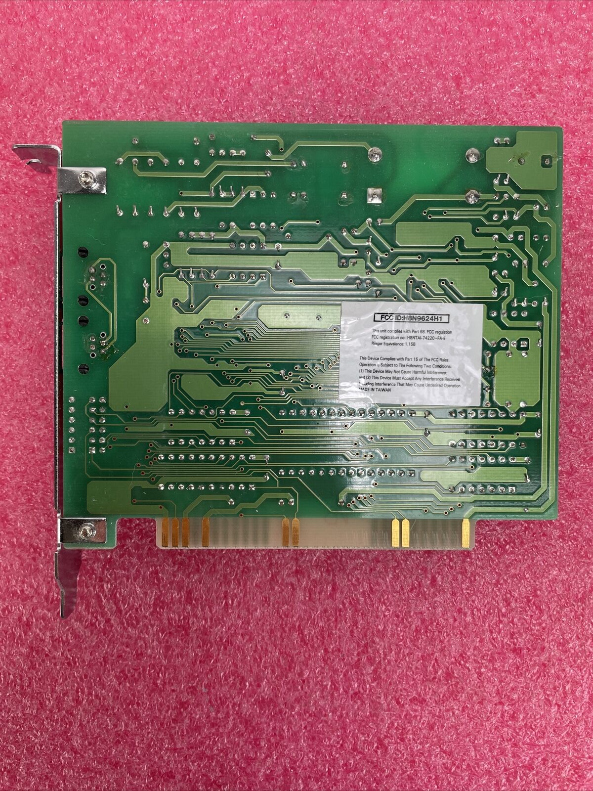 ASKEY INTERNAL 8-BIT ISA 2400bps V.22bis FAX MODEM 80-2003001 Rev 2