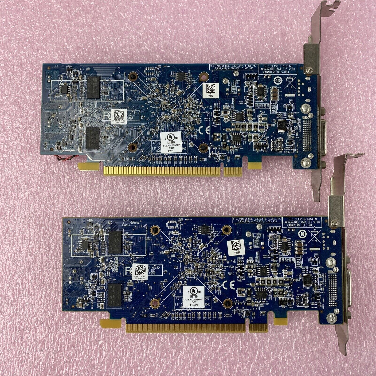 Lot( 2 ) Dell 0XF27T AMD Radeon HD5450 512MB DMS-59 PCIe Video Graphics Card