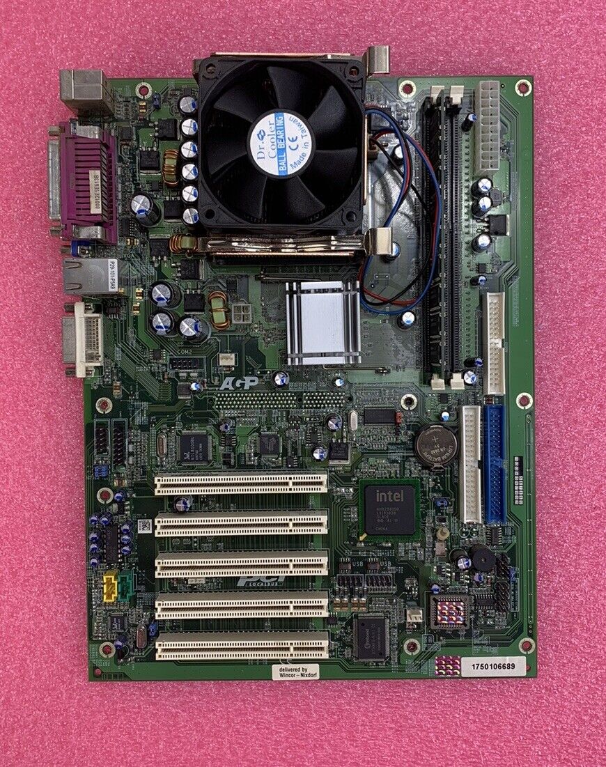 Wincor Nixdorf i845-C8736XP Motherboard Intel Pentium 4 2GHz 1GB RAM No Shield