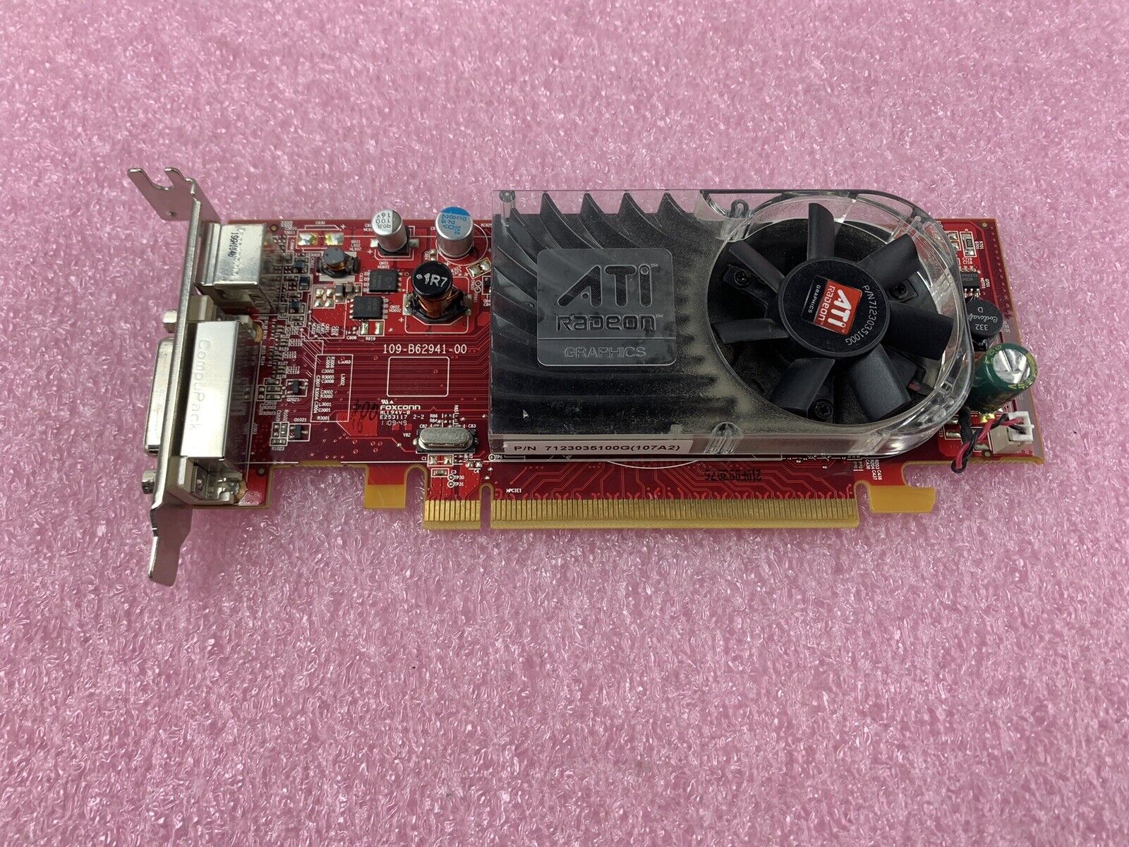 Mix of 4 Untested ATI Radeon 256MB DMS-59 S-Video PCIe16 GPUs