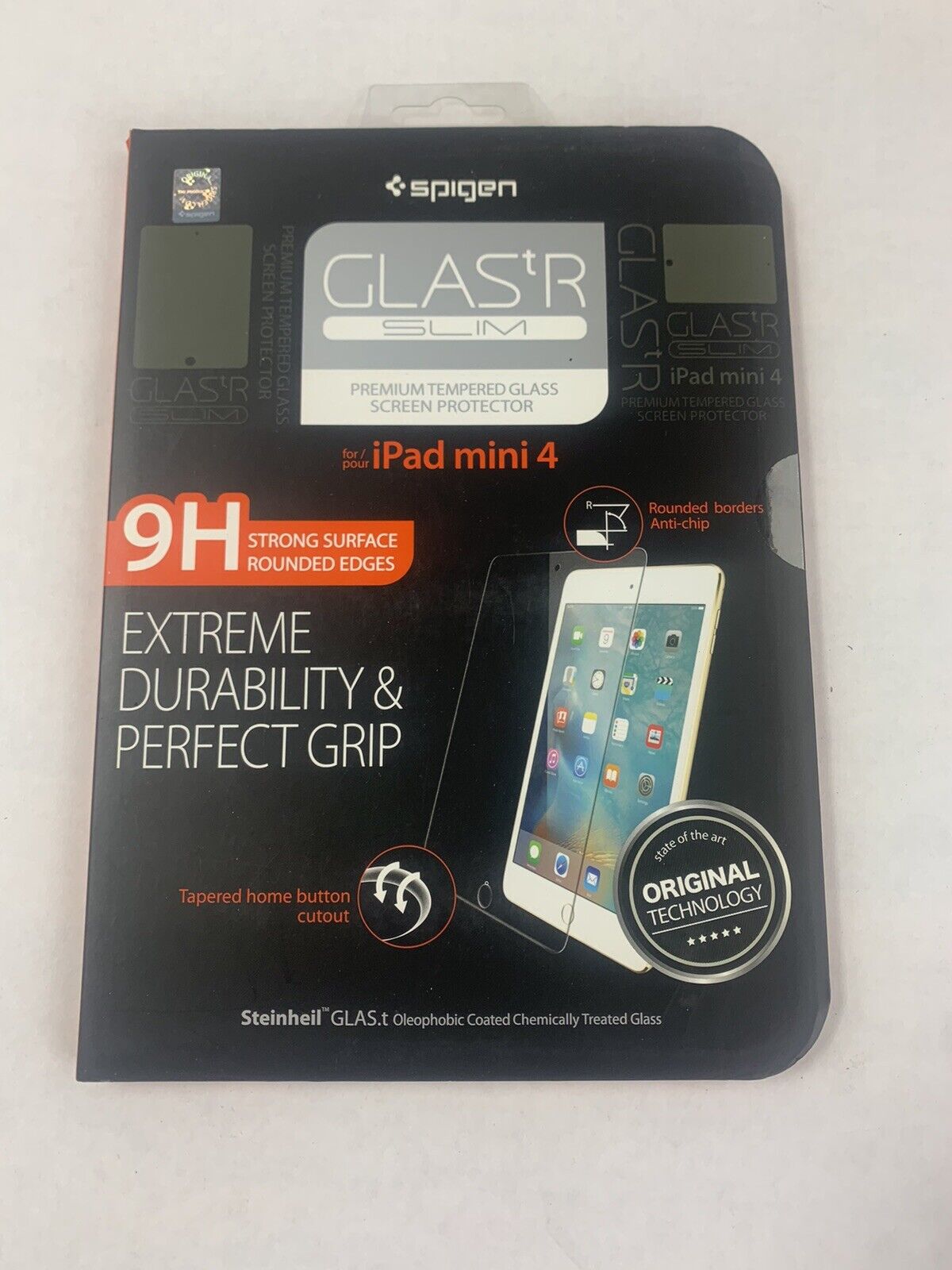 Spigen iPad Mini 4 Screen Protector 9H Tempered Glass