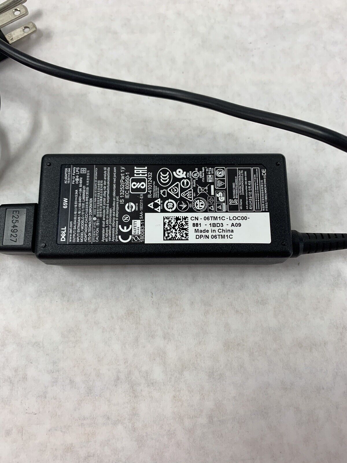 Lot 2 Dell AC-Adapter Model LA65NS2-01 PA-12 65W 06TM1C 6TM1C