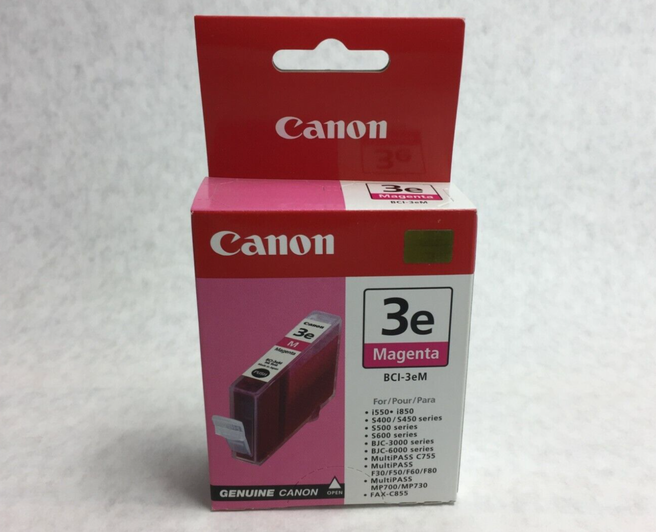 Genuine Canon Magenta 3e BCI-3eM Ink Cartridge