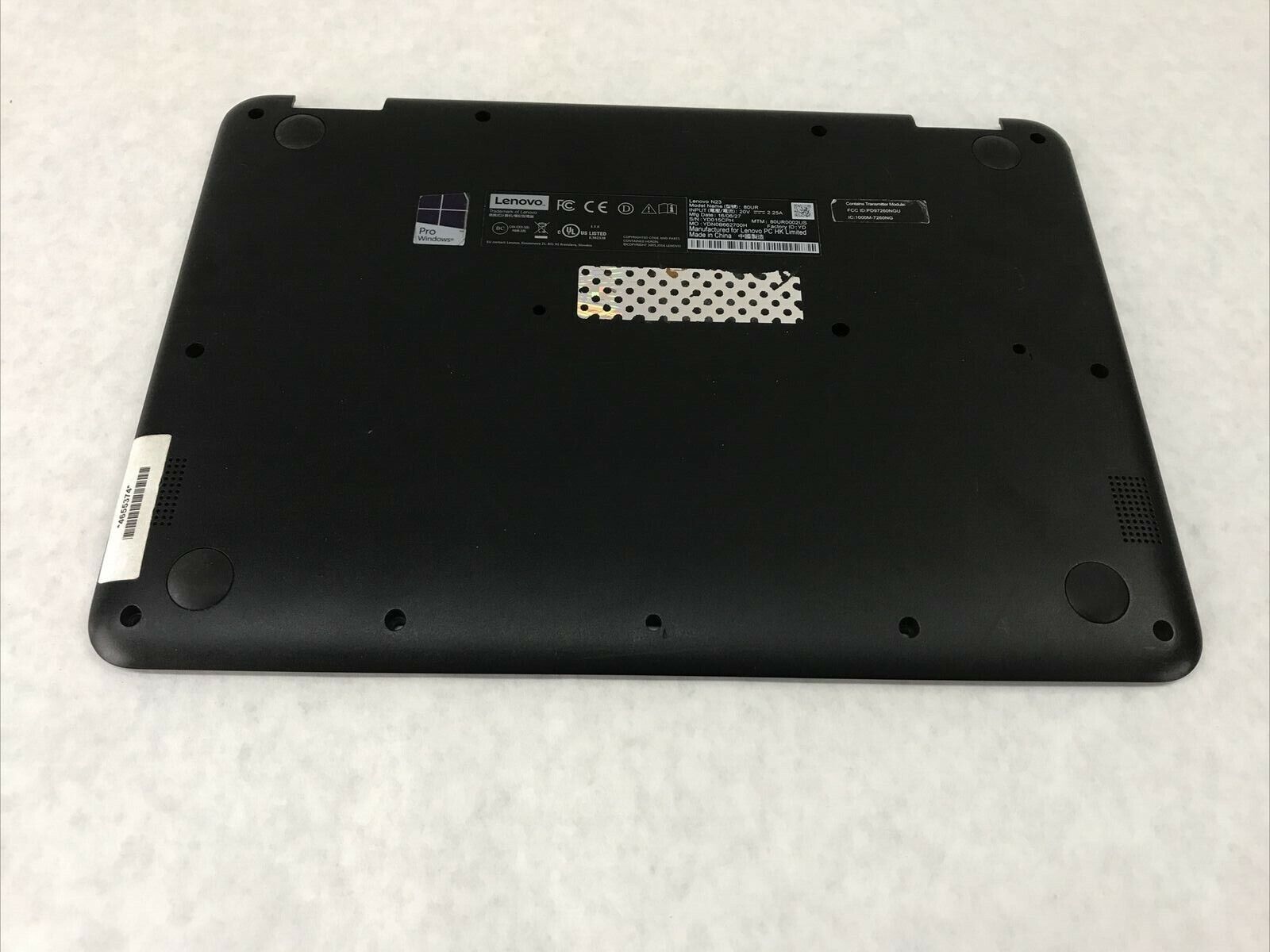 Lenovo Chromebook N23 Bottom Cover Base Shell YDN0B6713001