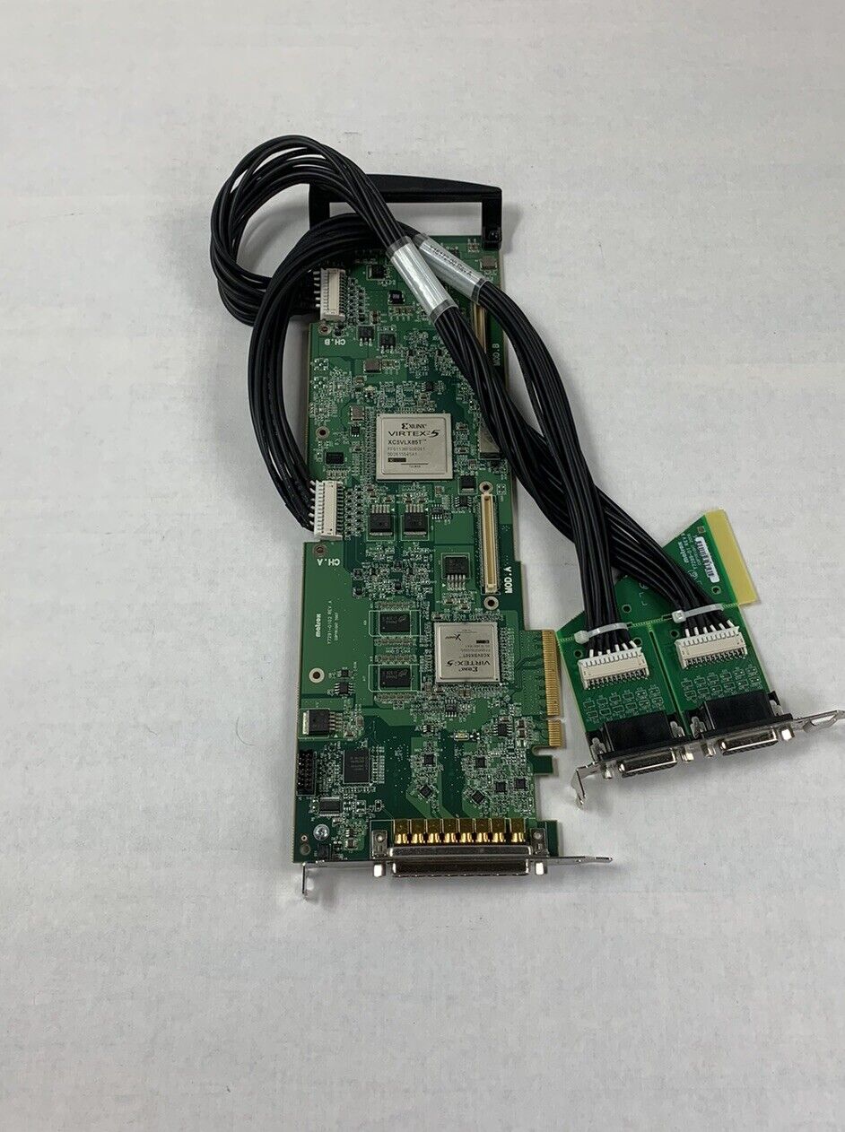 Matrox XMIO2/24/6000 Developer Card Video Capture with XMI02/24/CBL Module XMI02