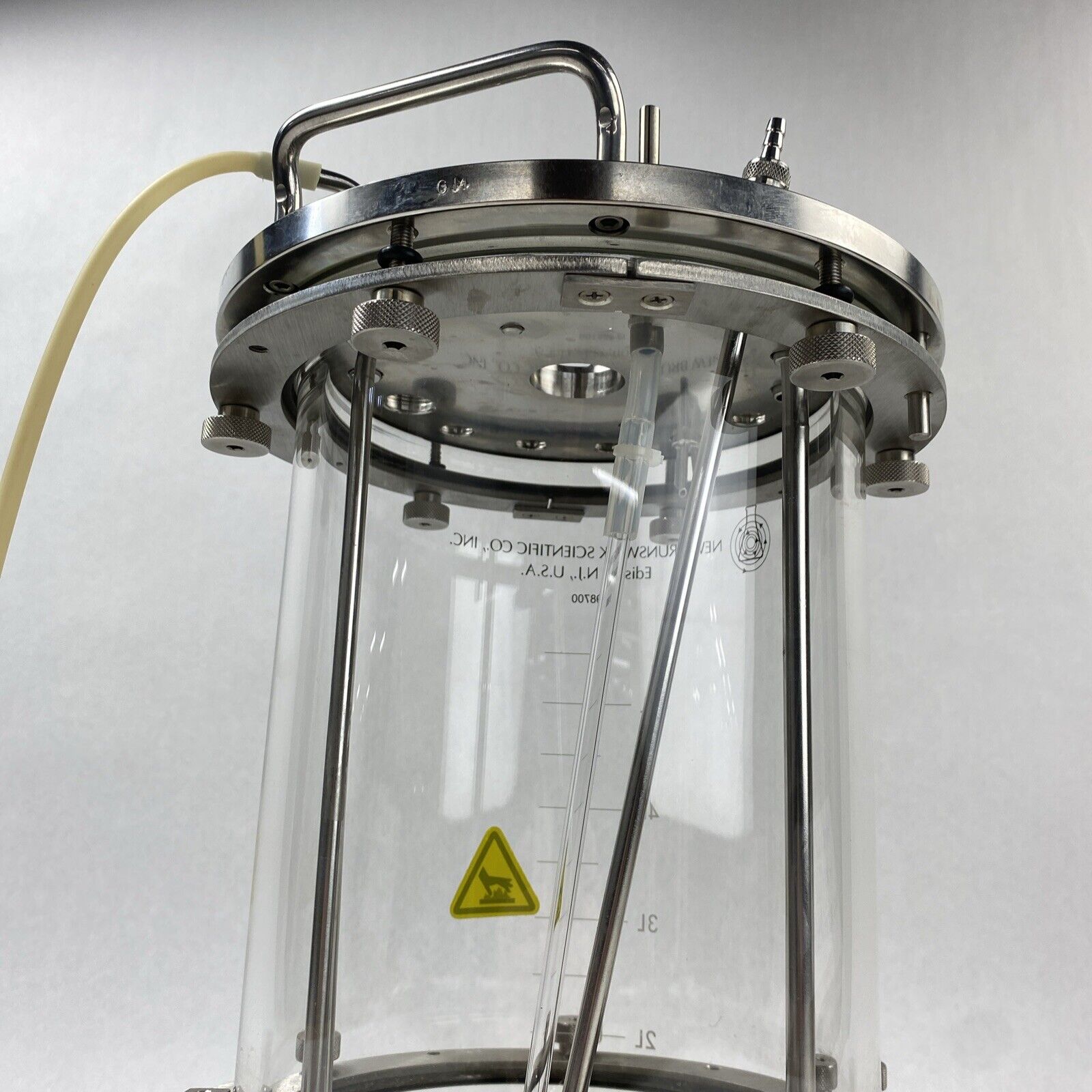 New Brunswick Scientific 5L Vessel Fermentor Bioreactor Q798700