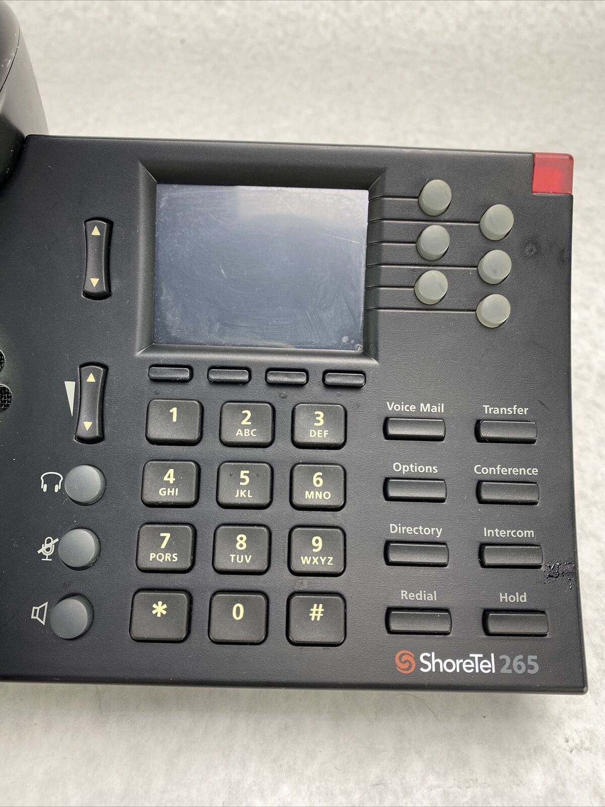 ShoreTel IP 265 Shorephone S36 VoIP Phone 6 Line Display w/ Stand + Handset