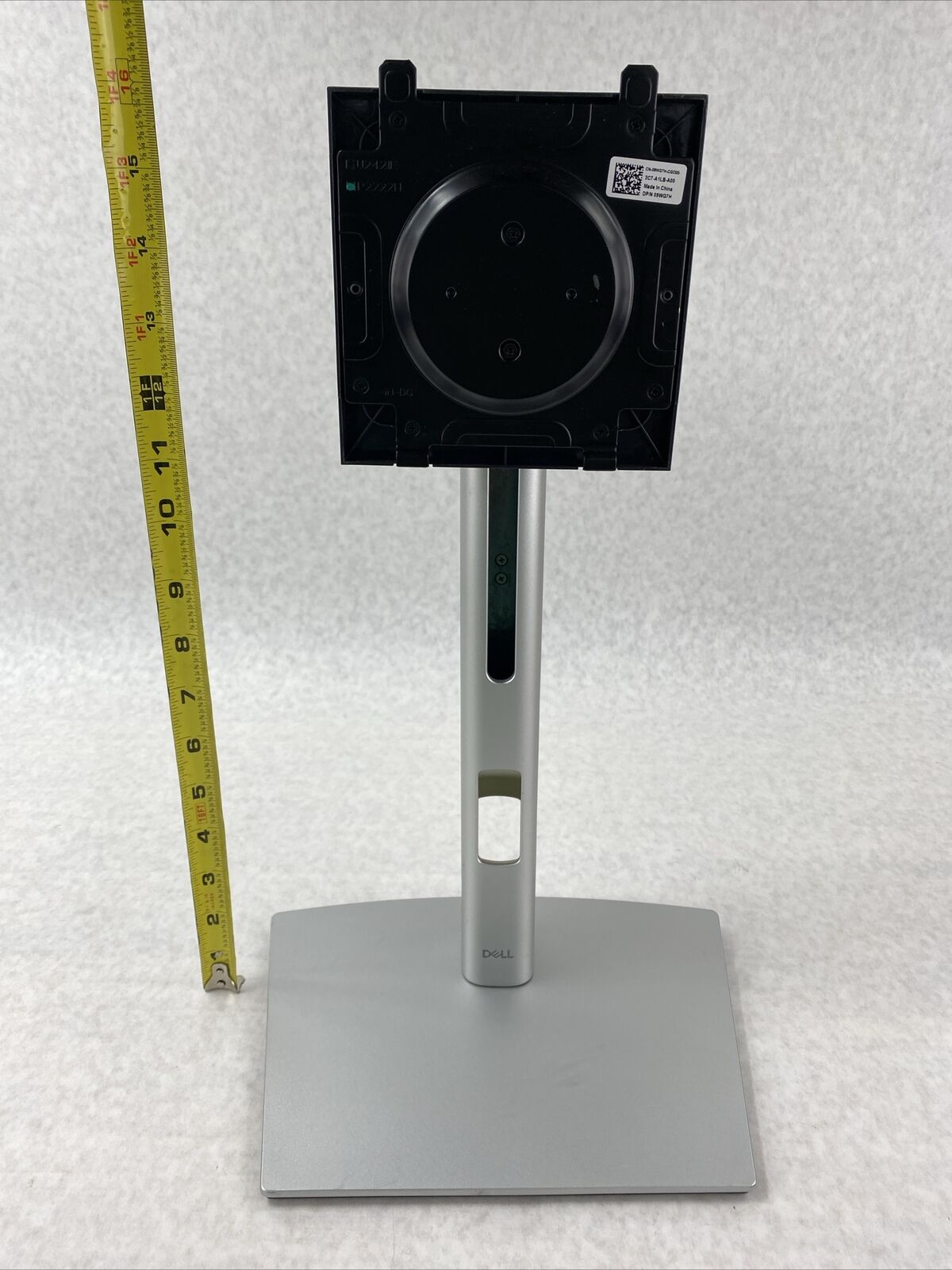 Dell 09WG7H Monitor Stand for P2222H Silver Swivel Rotate Genuine Original OEM