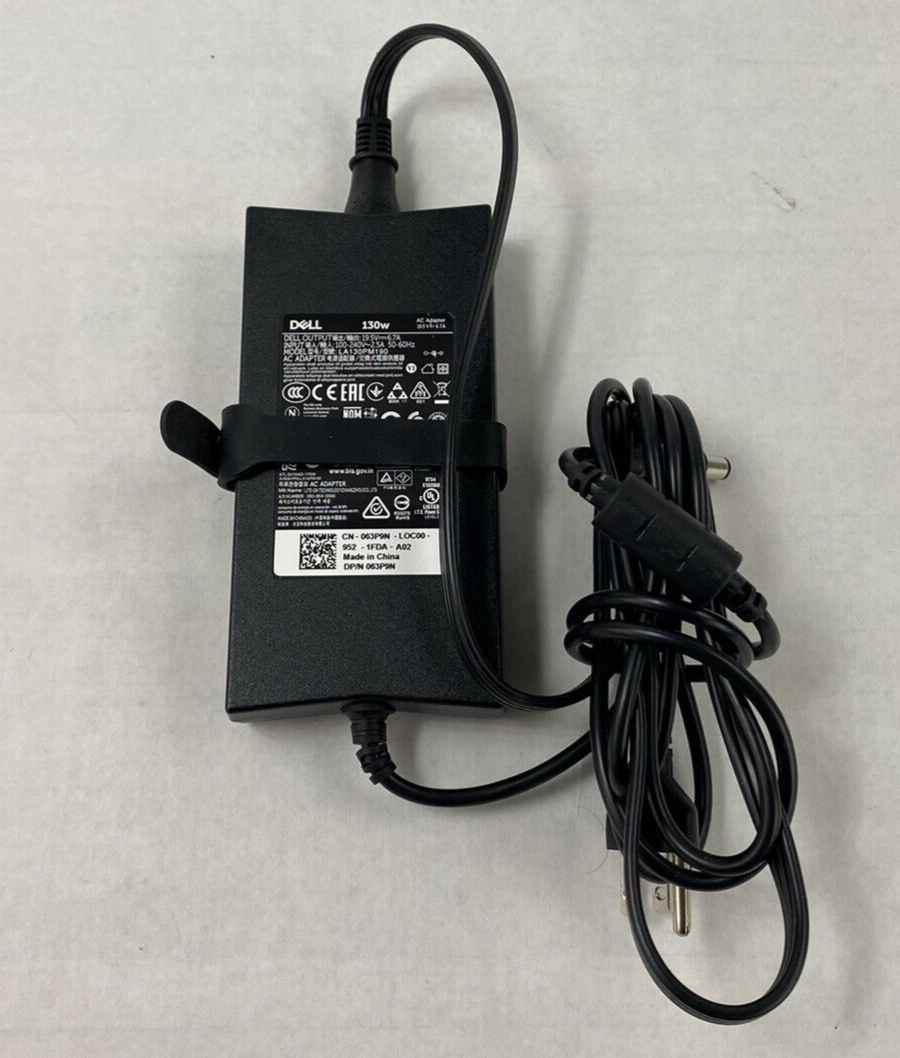 Lot of 2 Dell LA130PM190 130W 19.5V 6.7A AC Adapter Power Supply