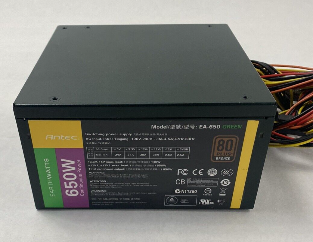 Antec EarthWatts EA-650 Green 650W Power Supply