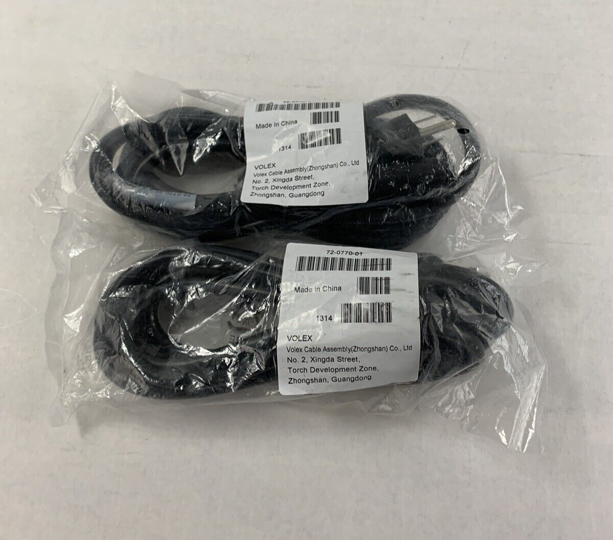 Volex Power Cord 72-0770-01 Lot of 2