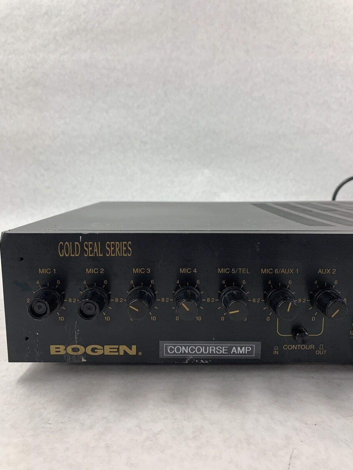 Bogen GS-150 Gold Seal Series Amplifier GS-150 Equalizer Power Tested for Parts