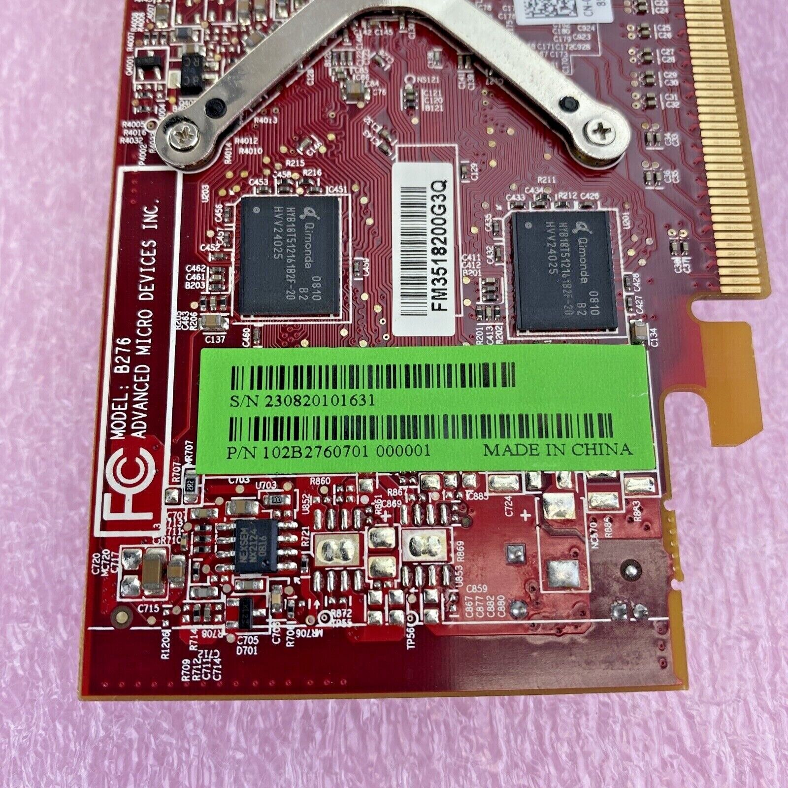 ATI Radeon HD2400XT 256MB PCIe DMS-59 Graphics Card GPU 0FM351 (Lot of 2)