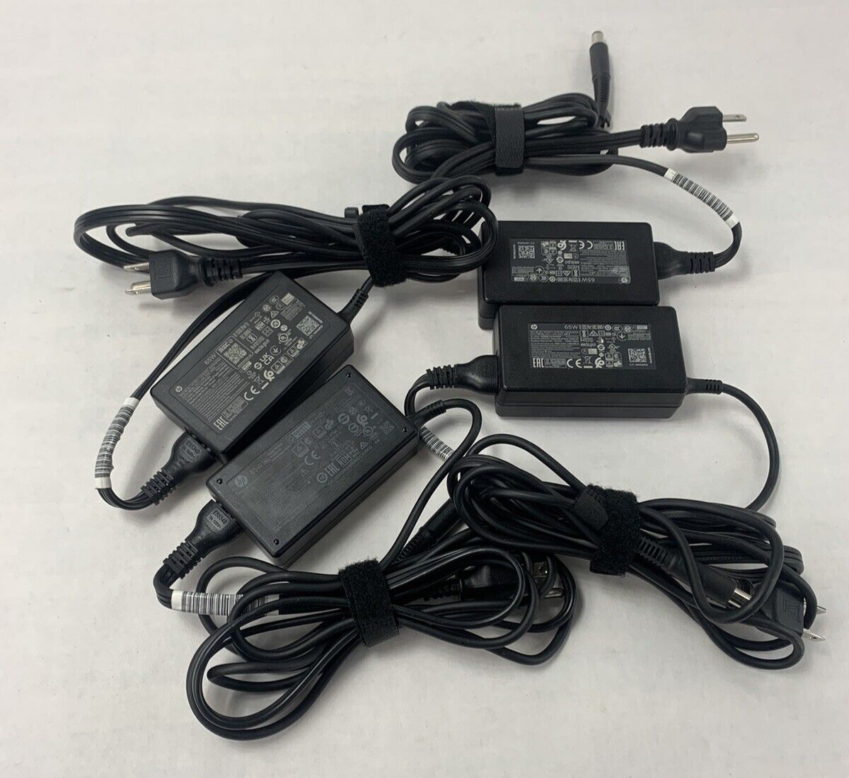 Lot 4 OEM HP 65W AC Power Supply Adapter Charger L39752-002 L40094-001 TPN-DA17