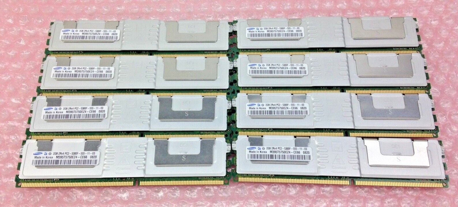 Samsung 16GB (8x2GB) M395T5750EZ4 2Rx4 PC2-5300F 667MHz Server Memory RAM