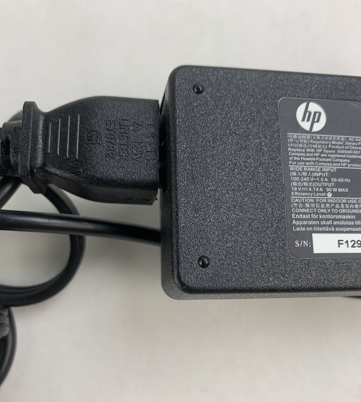 HP PPP012H-S 90W Laptop AC Adapter