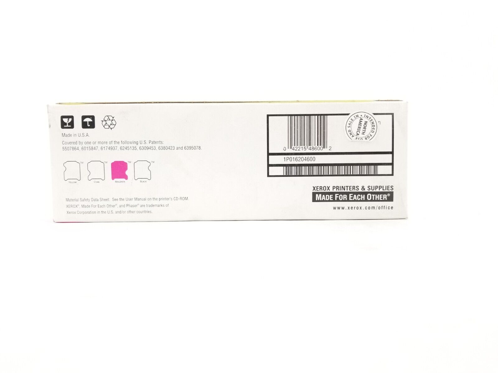 5pk Xerox Phaser 8200 Magenta ColorStix Solid Ink 1P016204600