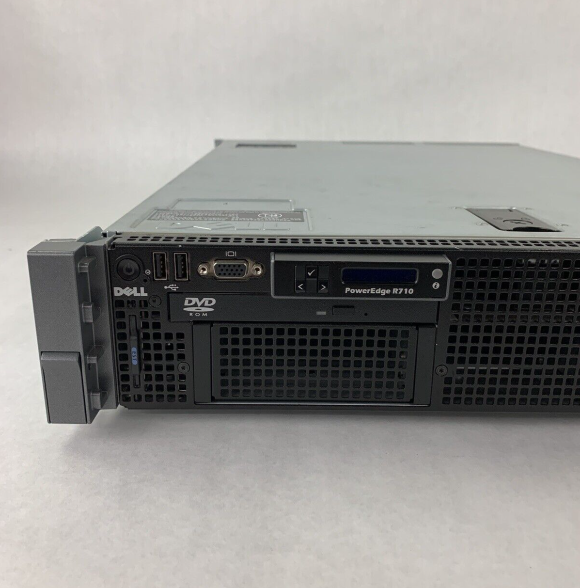 Dell PowerEdge R710 2x Intel Xeon E5620 2.40 GHz 120 GB DDR3 RAM No HDD No OS