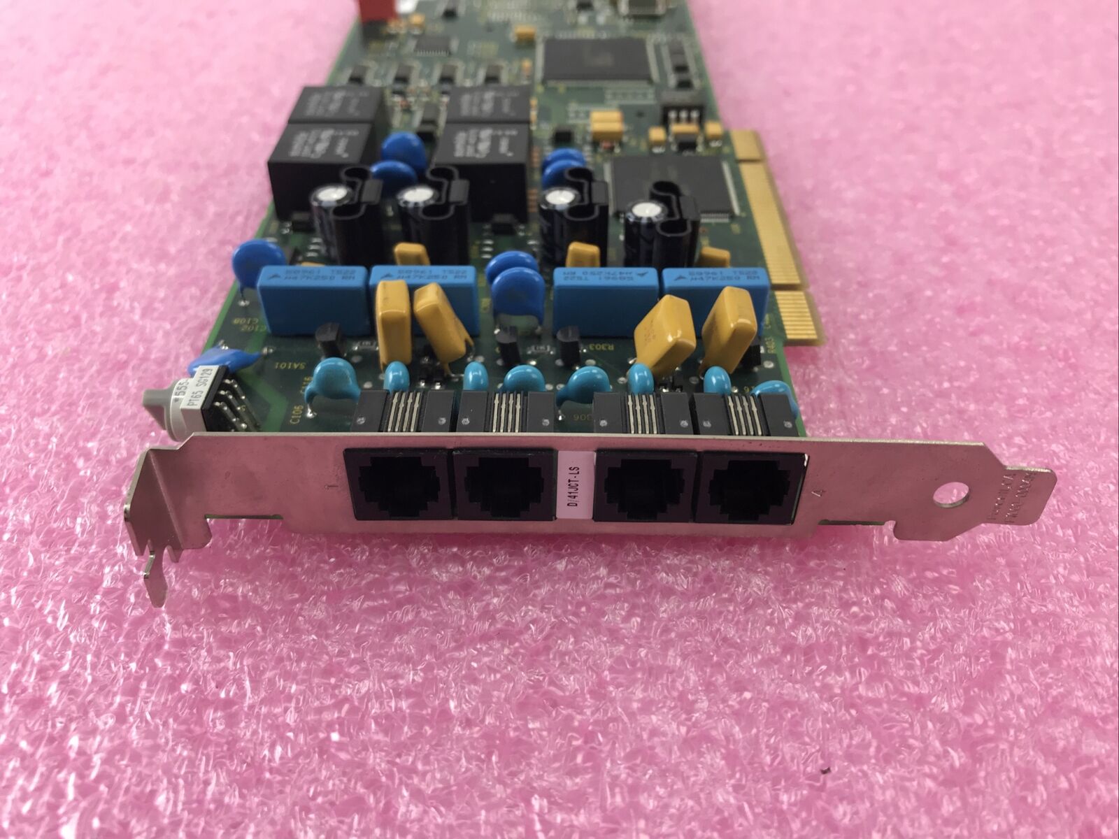 Dialogic D41JCT-LS PCIe 4 Port Analog Combined Media PCI Board 04-5480-001