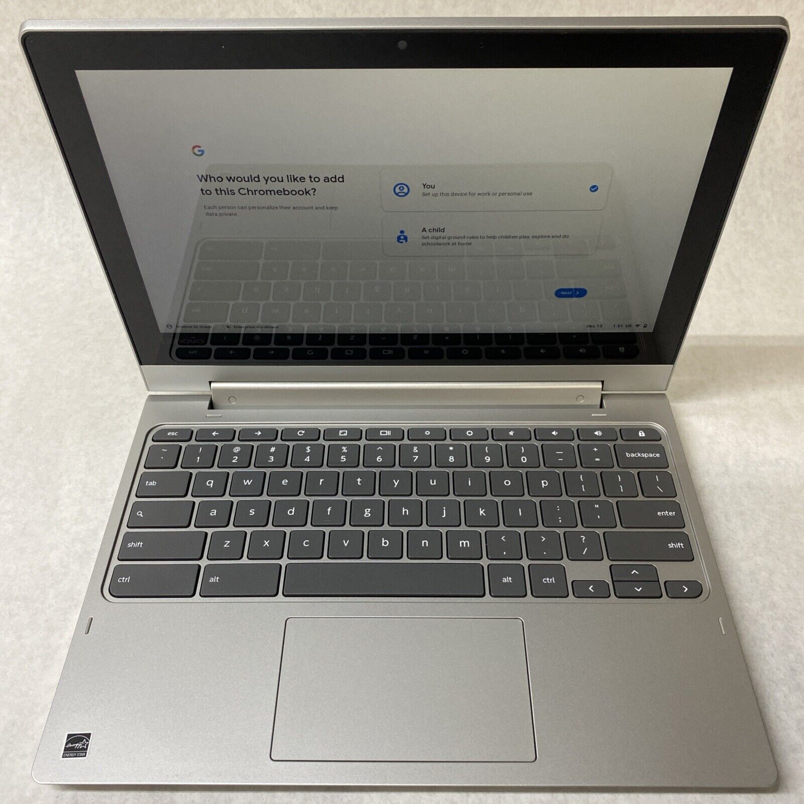 Lenovo IdeaPad 3 CB 11M735 11.6" Touch MT8173C 1.1GHz 4GB RAM No AC Adapter READ