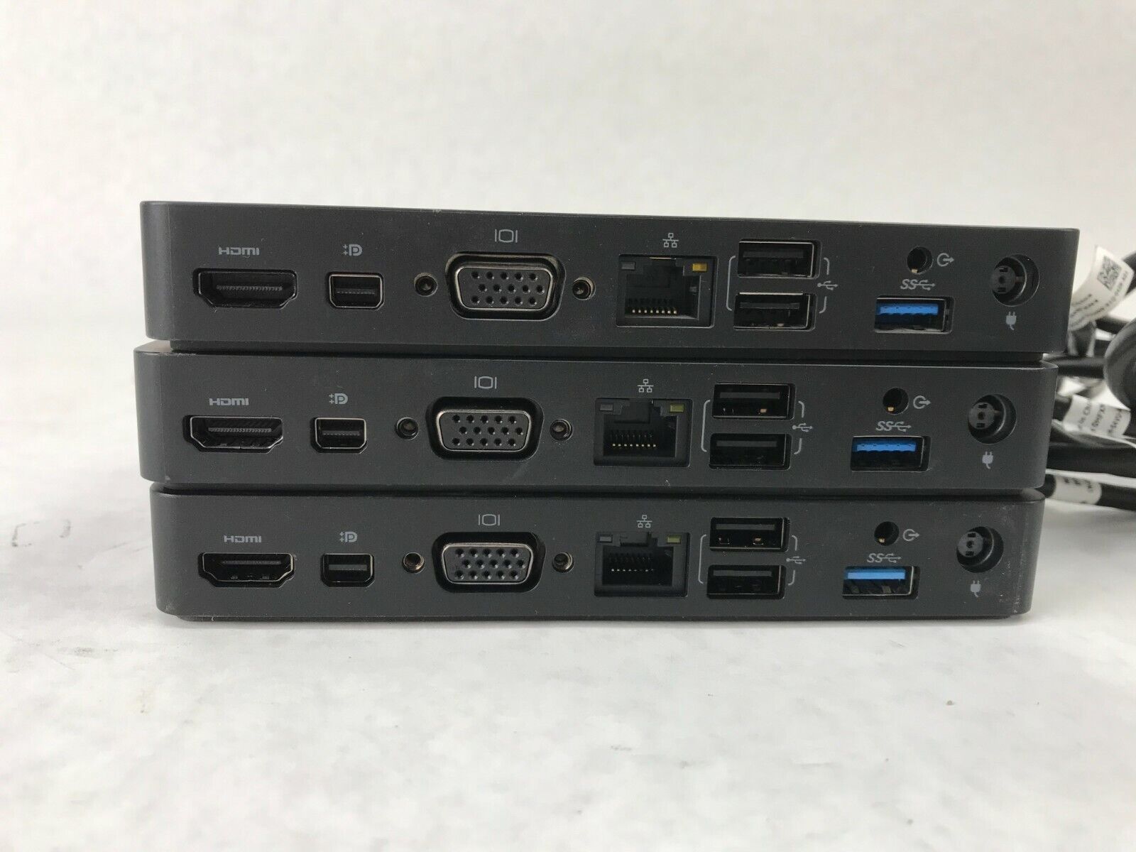 Dell K17A WD15 Docking Station Thunderbolt USB-C - Plug Cover Missing (Lot of 3)