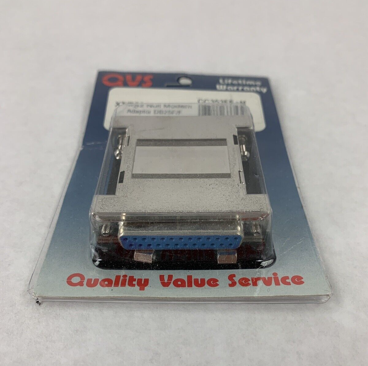 New QVS CC353FF-M  XT/PS2 Null Modem Adapter DB25F/F