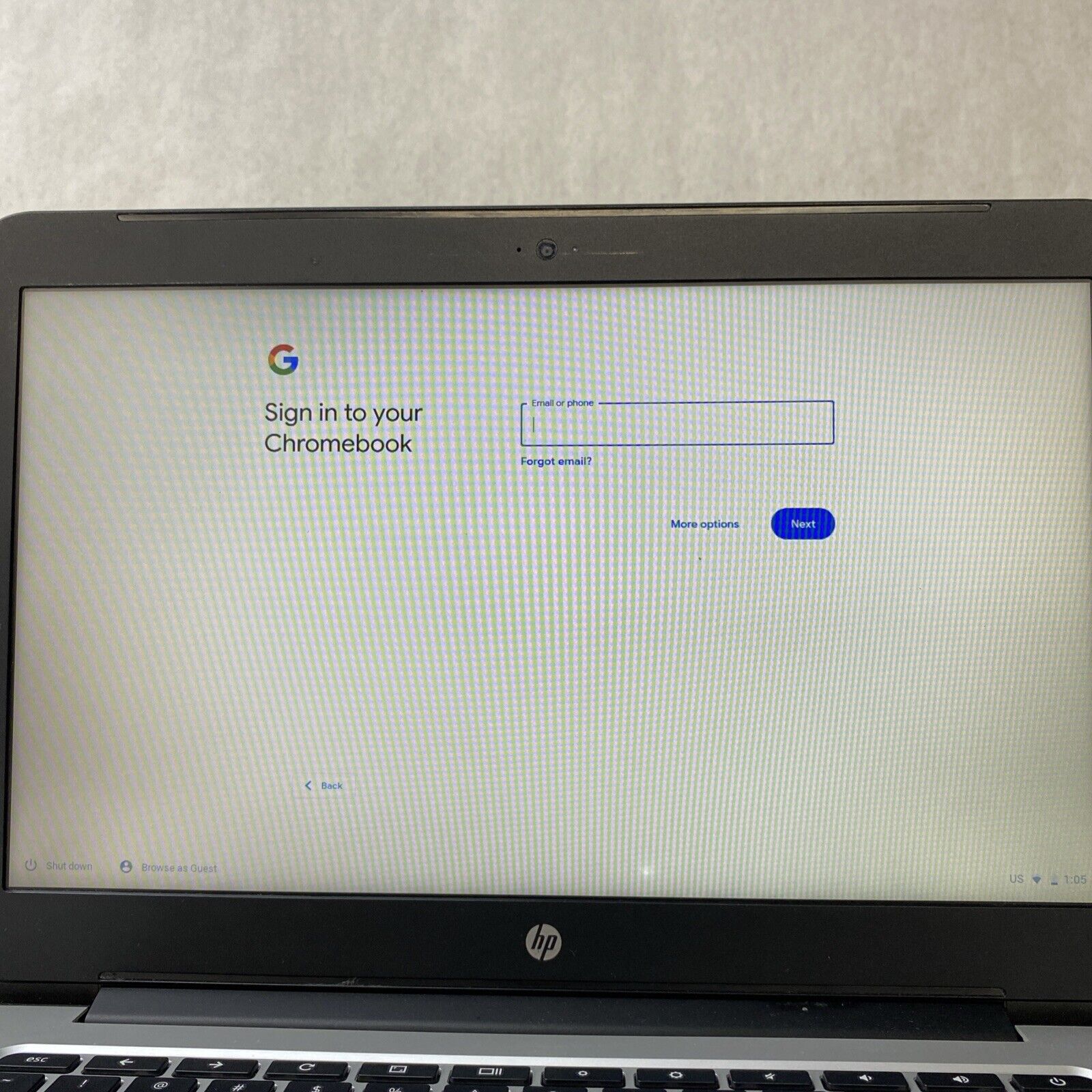 HP ChromeBook 14 G3 NVIDIA Tegra K1 2.10GHz 2GB RAM 16GB No AC Adapter