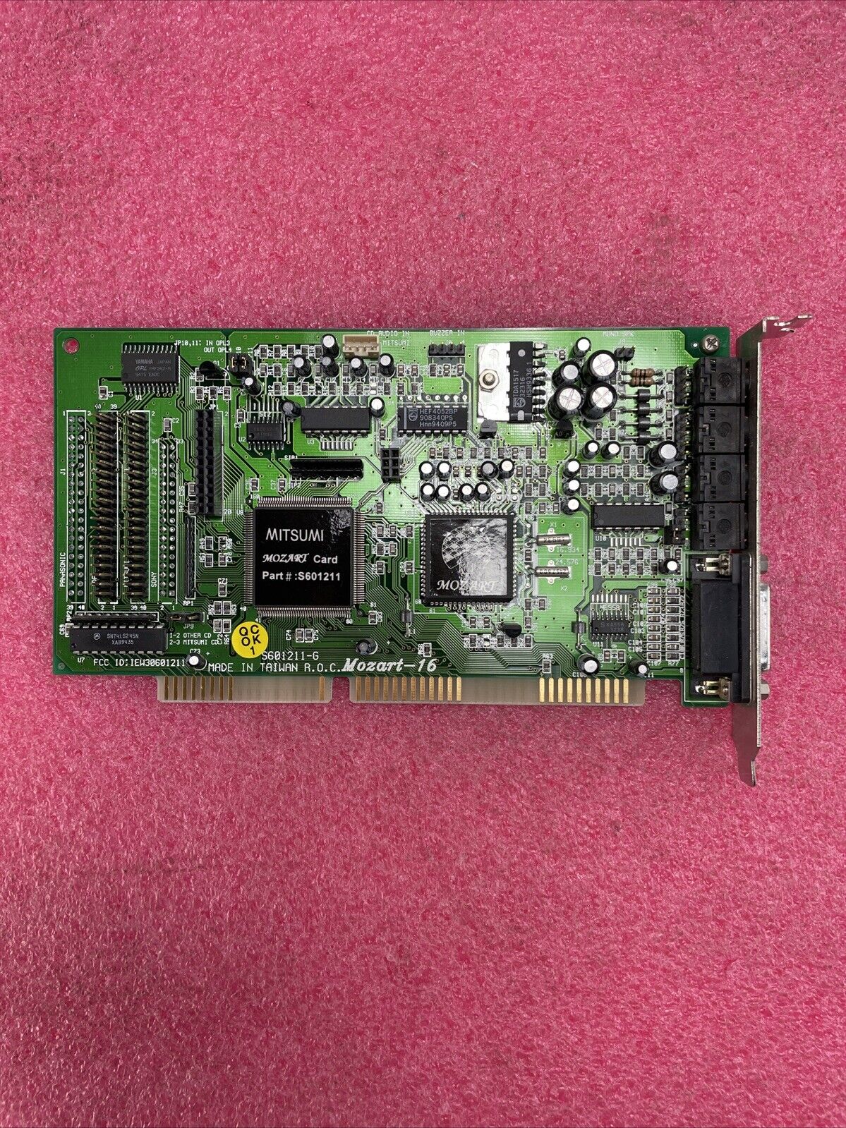 Mitsumi Mozart 16 S601211 ISA Audio Card Yamaha YMF262-M