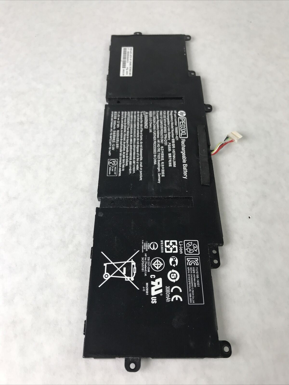 Lot of (5) HP PE03XL Notebook Battery 766801-421 for Chromebook 11