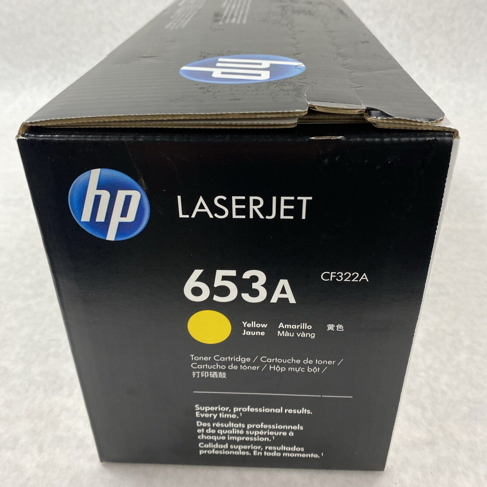 HP CF322A 653A 8345B001 Yellow Toner Cartridge Genuine OEM 2023