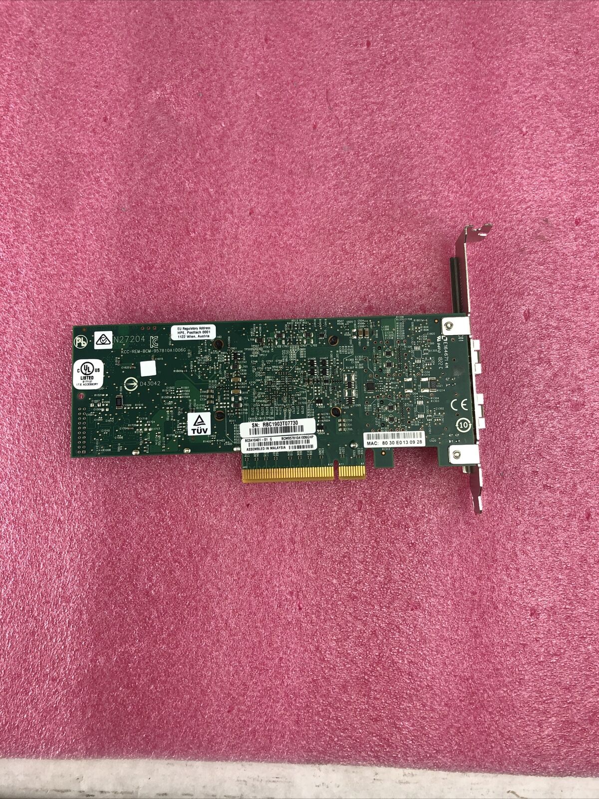 HPE Ethernet 10GB 2P 530SFP 652501-001