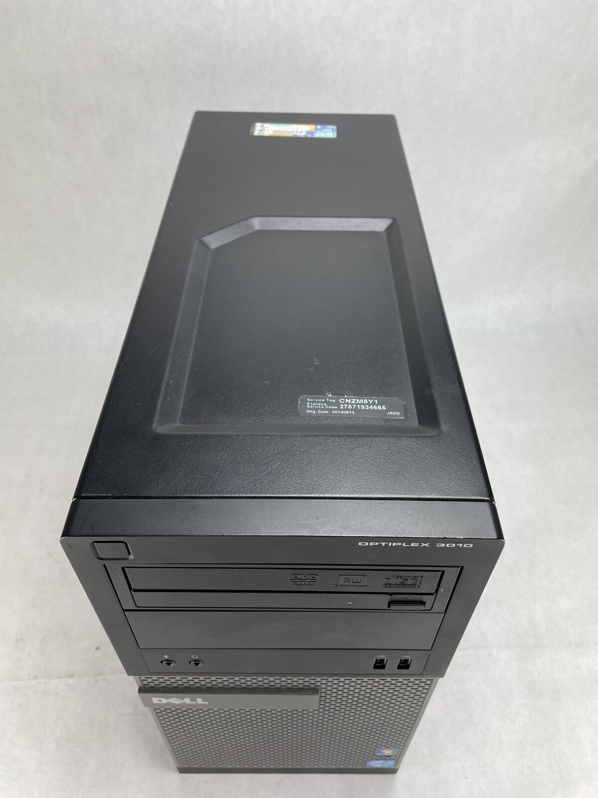 Dell Optiplex 3010 MT Intel Core i5-3470 3.2GHz 4GB RAM No HDD No OS