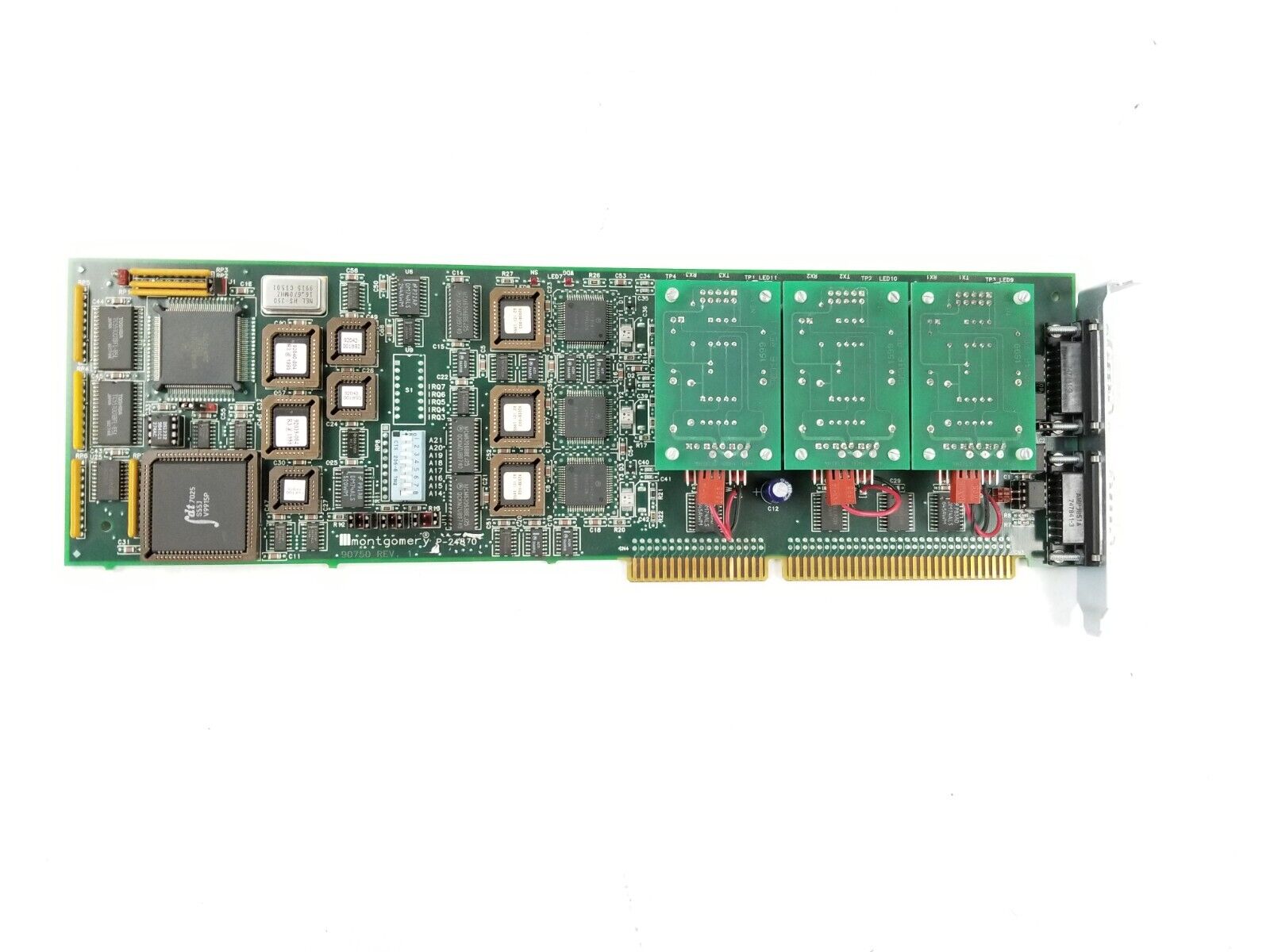 Montgomery P-24870 90750 Rev 1 16Bit ISA Card