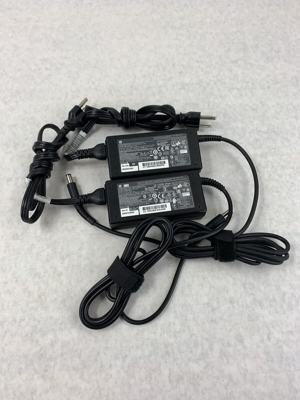 Lot 2 HP Laptop Charger AC Power Adapter TPC-LA58 65W 19.5V 3.33A, 724264-001