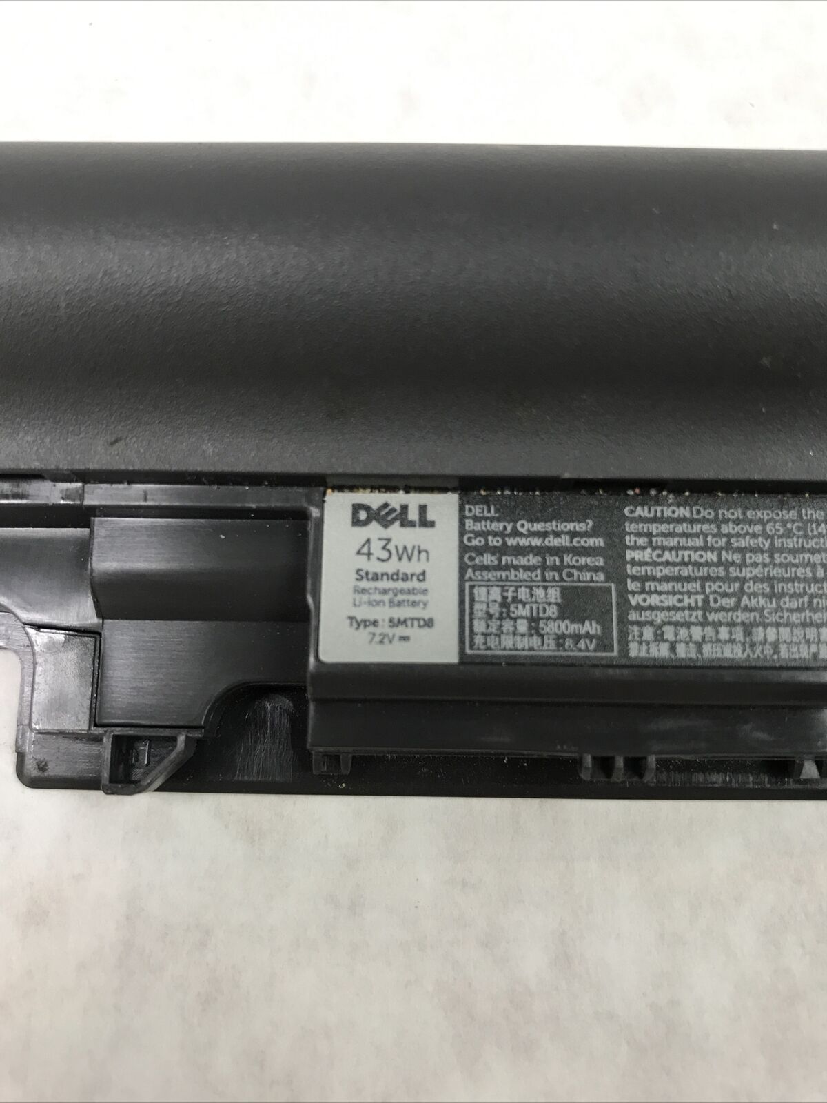 Dell 0PWM3D-LGN00-71L-C1CP-A03 Laptop Battery 43Wh 7.2V