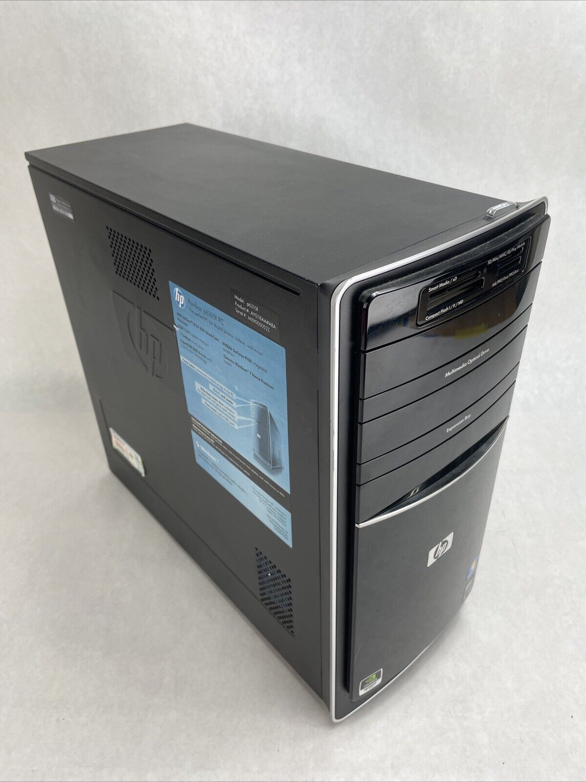 HP P6000 AMD Athlon 2 X4630 2.8GHz 4GB RAM No HDD No OS