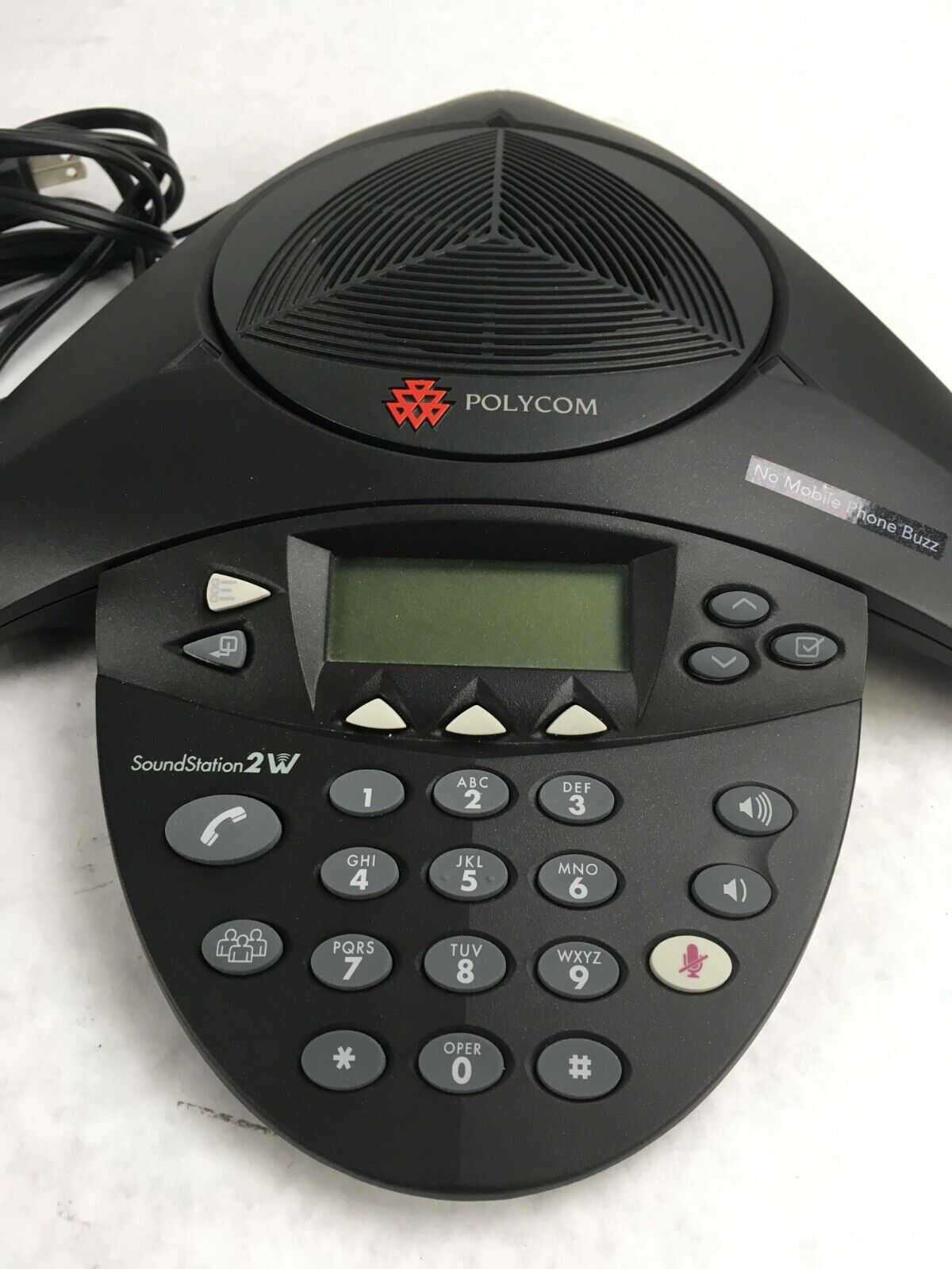 Polycom SoundStation 2W 2201-67880-160 Wireless Conference Phone With Power Cord