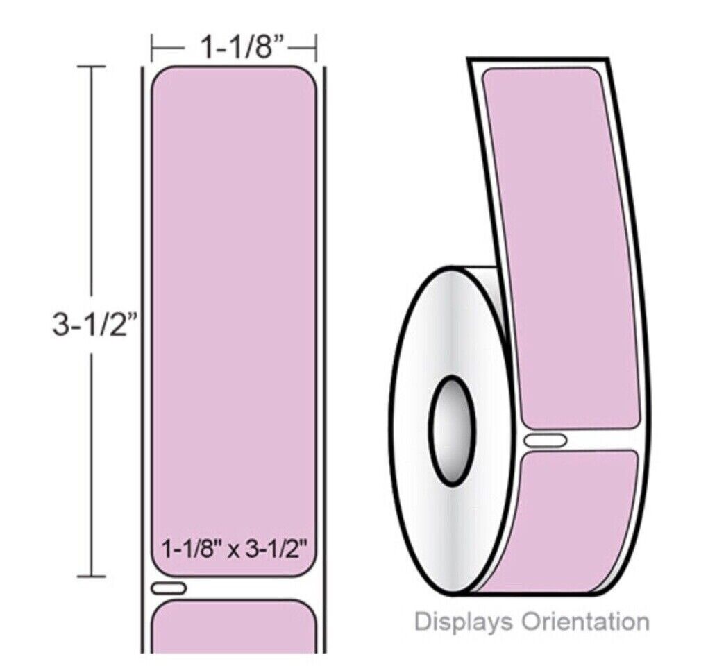 350 DYMO 30252 1-1/8" x 3-1/2" 28mm x 89mm Self-Adhesive Labels (Lot of 12)