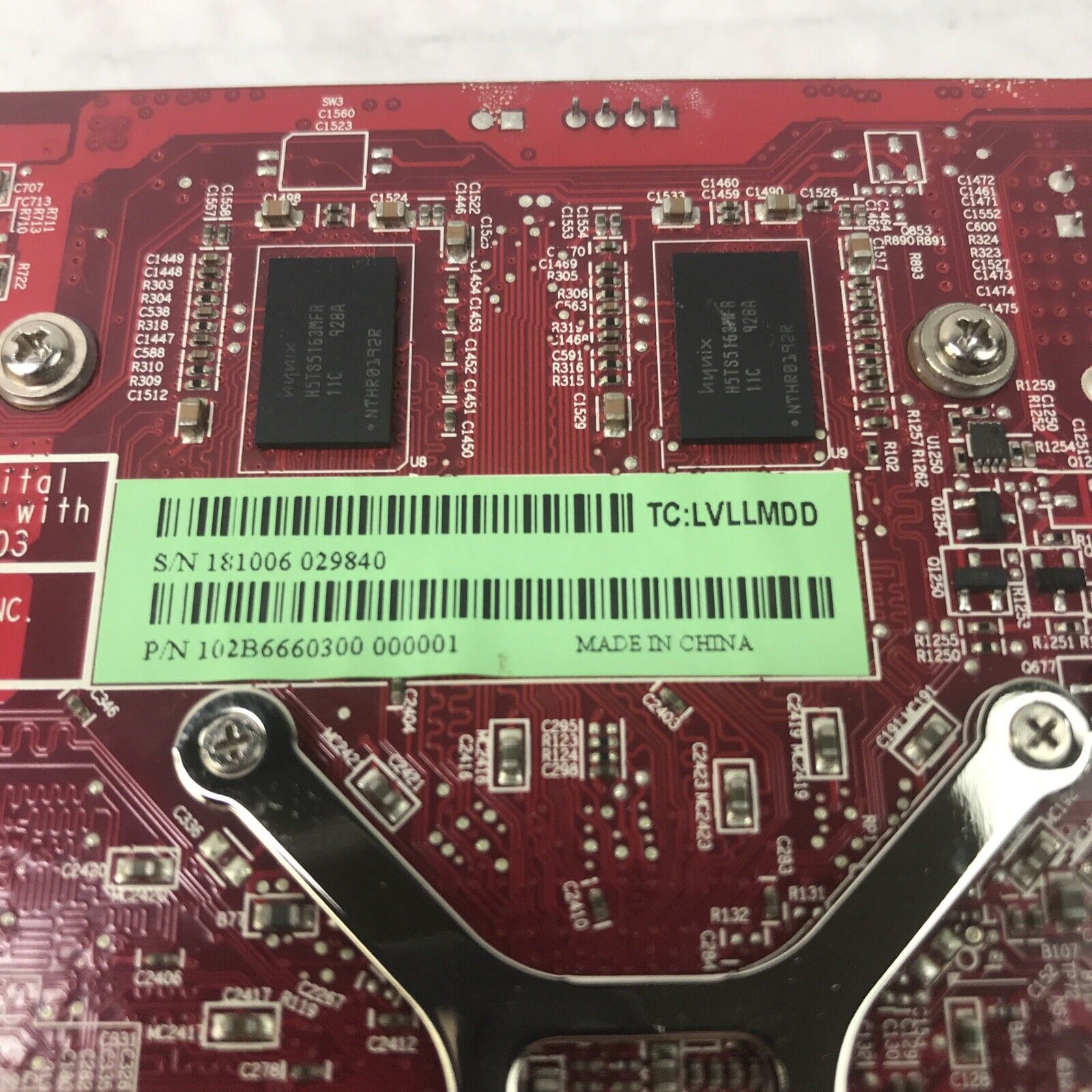 Dell M639J ATI Radeon ATI-102-B66603 512MB PCI-E Graphics Card 2x DVI-I