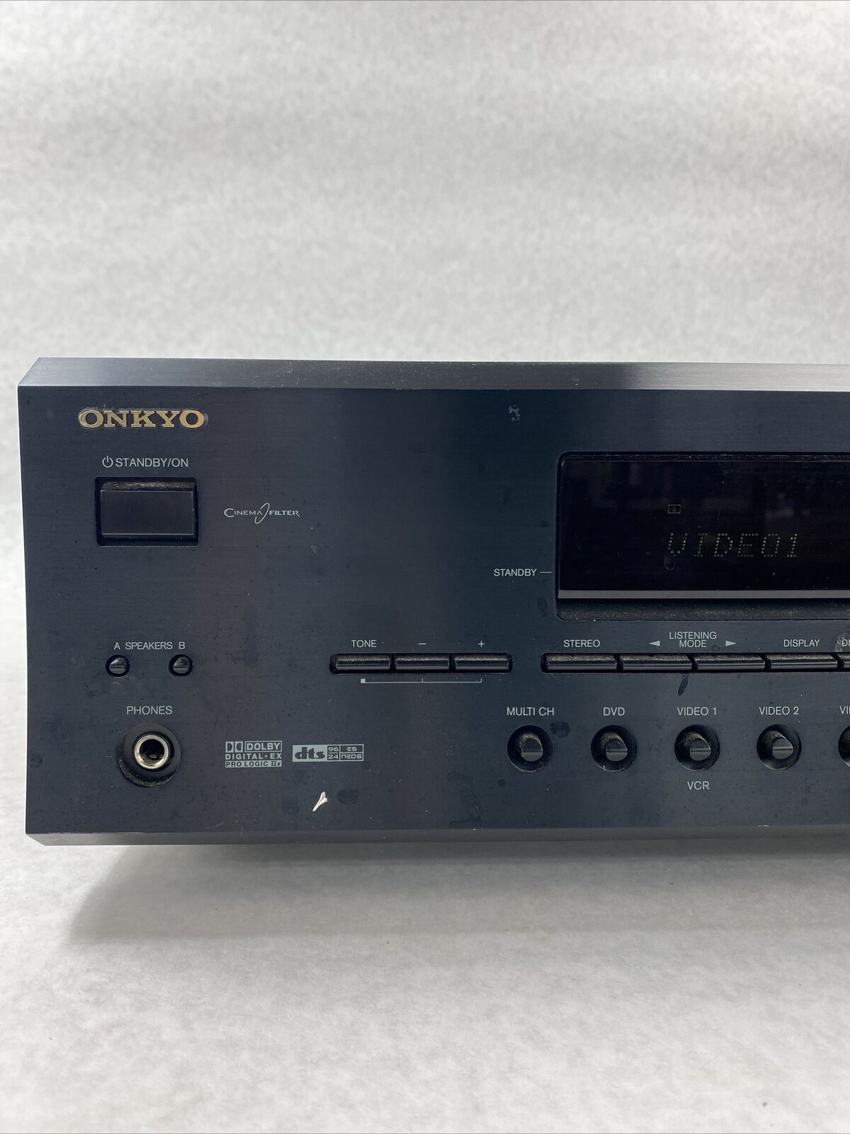 Onkyo TX-SR502 Home Theatre AV Receiver FOR PARTS SPARES REPAIRS NO SOUND